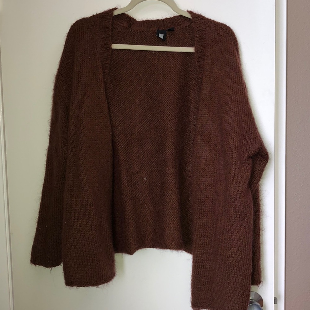 Fuzzy cardigan